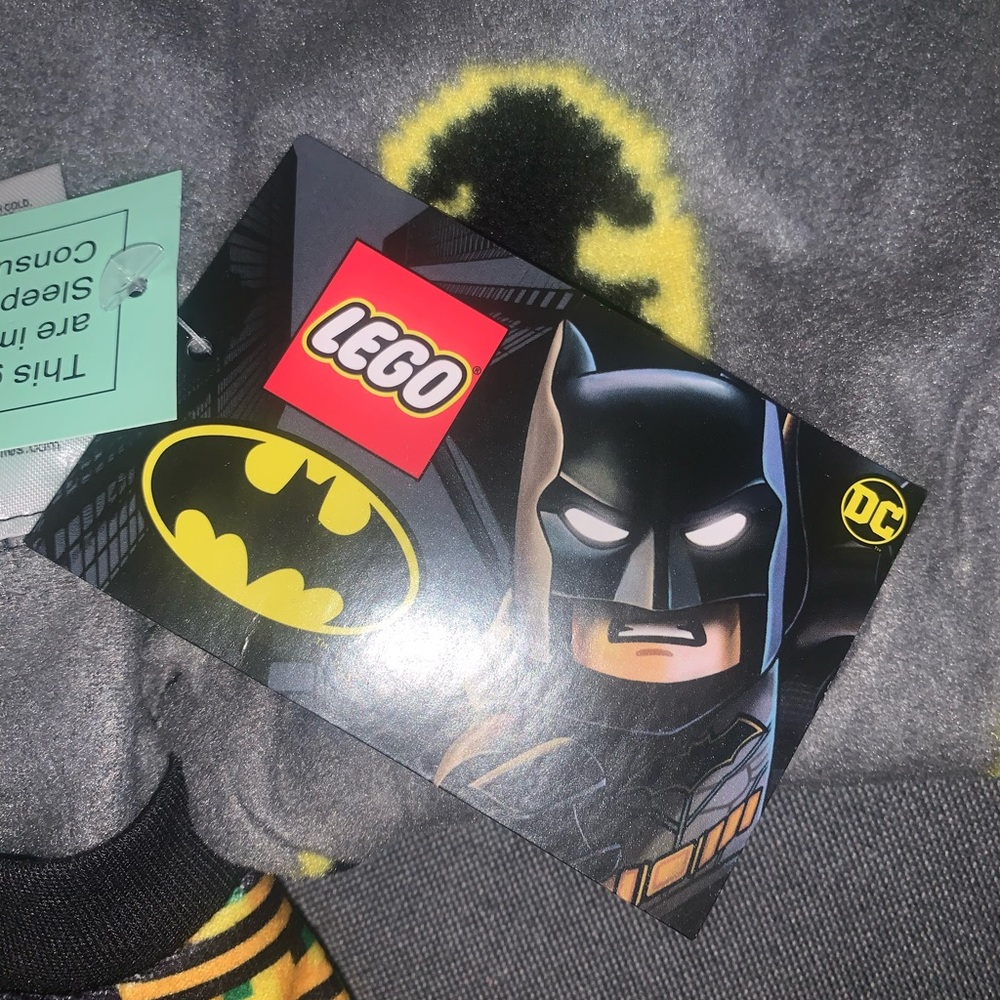 Brand new boys size 8 Batman lego micro fleece pajama set - Picture 6 of 6